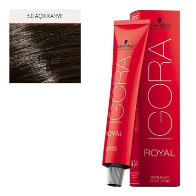 Igora Royal Saç Boyası 5-0 Açık Kahve 60 ML