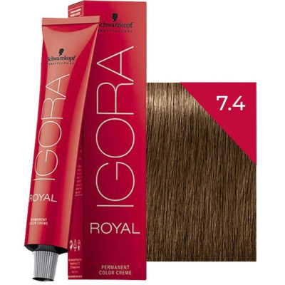 Igora Royal Saç Boyası 7.4 Kumral Bej 60 ML