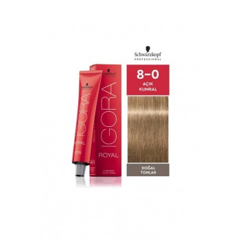 Igora Igora Royal Doğal Tonlar 8-0 Açık Kumral Saç Boyası 60 ML