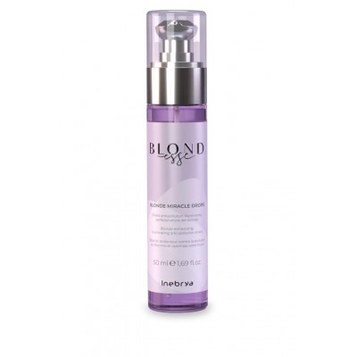 Inebrya Blondesse Blonde Miracle Drops - Sarisinlara Ozel Parlaklik Yagi 50 ML