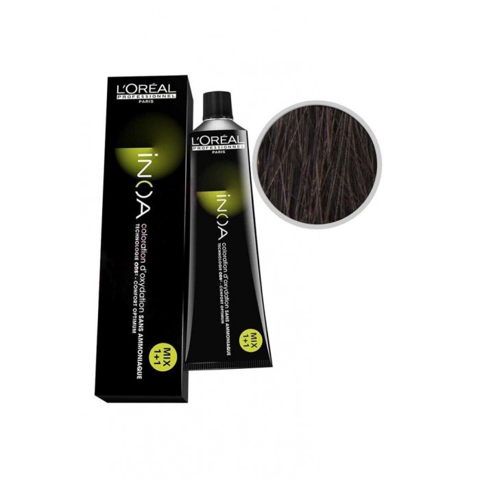 İNOA Saç Boyası 5.5 Açık Kahve Akaju 60 ML