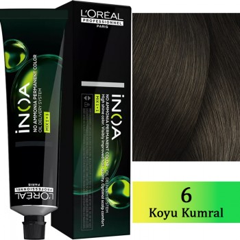 İNOA Saç Boyası  6 Koyu Kumral 60 ML