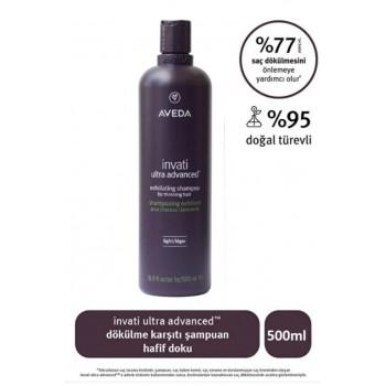 Aveda İnvati Ultra Advanced Dökülme Karşıtı Şampuan: Hafif Doku 500 ML