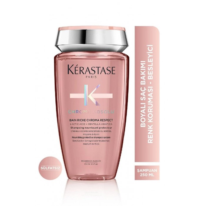 Kerastase Chroma Absolu Bain Riche Boyalı Saçlar İçin Besleyici Ve Koruyucu Şampuan 250ML