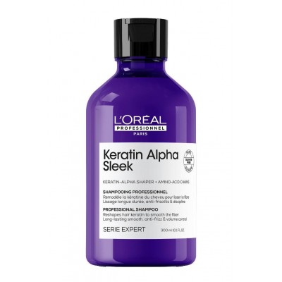 Keratin Alpha Sleek Elektriklenme Karşıtı Pürüzsüzleştirici Şampuan 300 ML