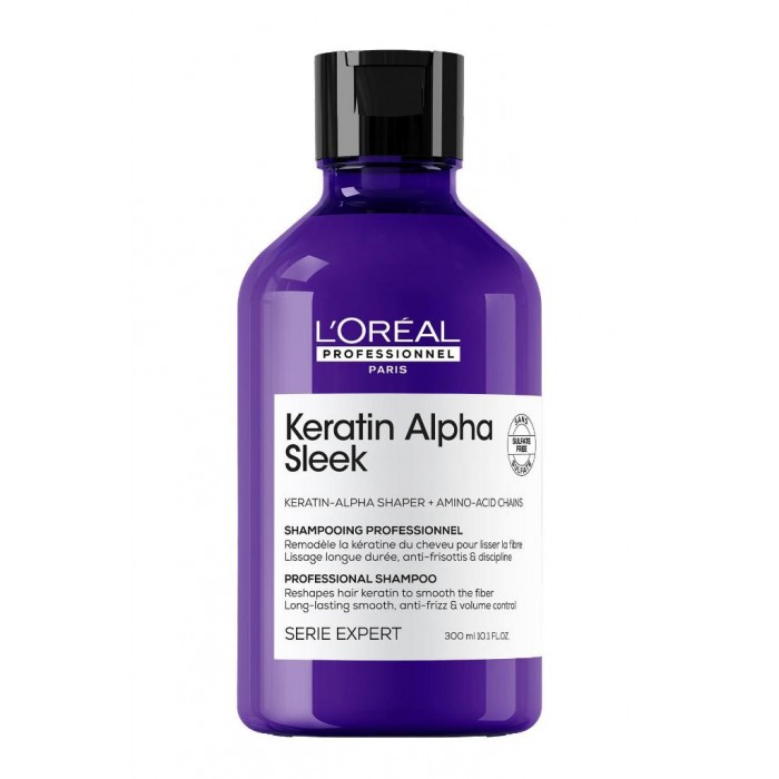 Keratin Alpha Sleek Elektriklenme Karşıtı Pürüzsüzleştirici Şampuan 300 ML