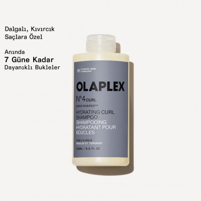 Olaplex No.4CURL BOND SHAPER Dalgalı, Kıvırcık Saçlar İçin Bukle Belirginleştirişi Şampuan 250 ML