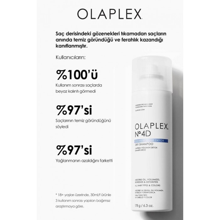 Olaplex No. 4D Clean Volume Detox Kuru Şampuan 250 ML