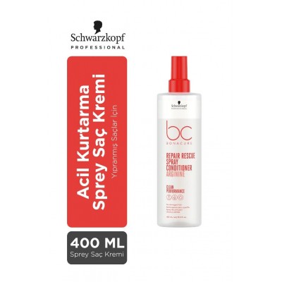 Bonacure Bc Clean Acil Kurtarma Sprey Saç Kremi 400 ML