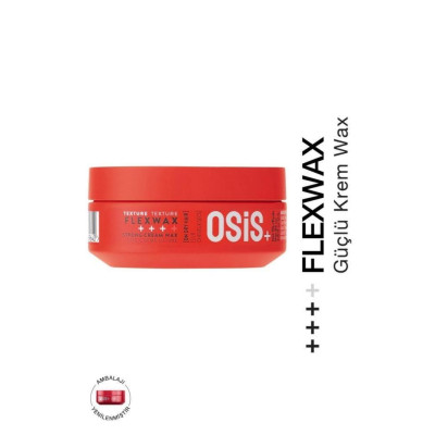 Schwarzkopf Osis+ Flexwax Strong Cream Güçlü Tutucu Wax 85 ML