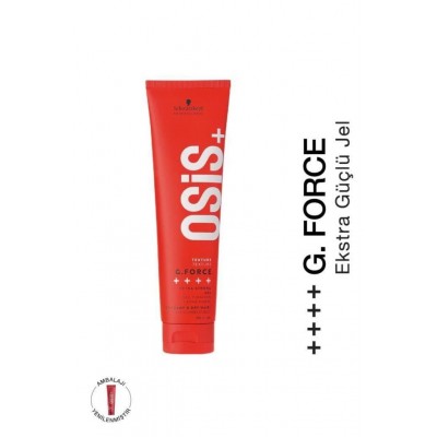 Schwarzkopf Osis+ Texture G. Force Extra Strong Güçlü Tutucu Jöle 150 ML