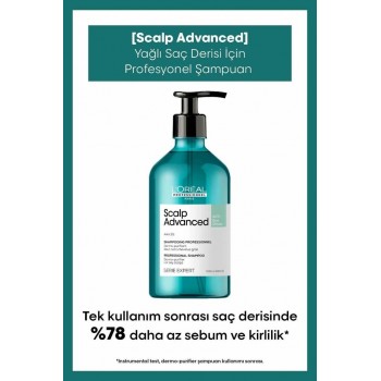 L'oreal Professionnel Serie Expert Scalp Advanced Yağlanma Karşıtı Profesyonel Şampuan 500 ML