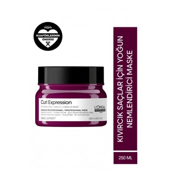 Serie Expert Curl Expression Kıvırcık Saçlar İçin Yoğun Nemlendirici Maske 250 ML