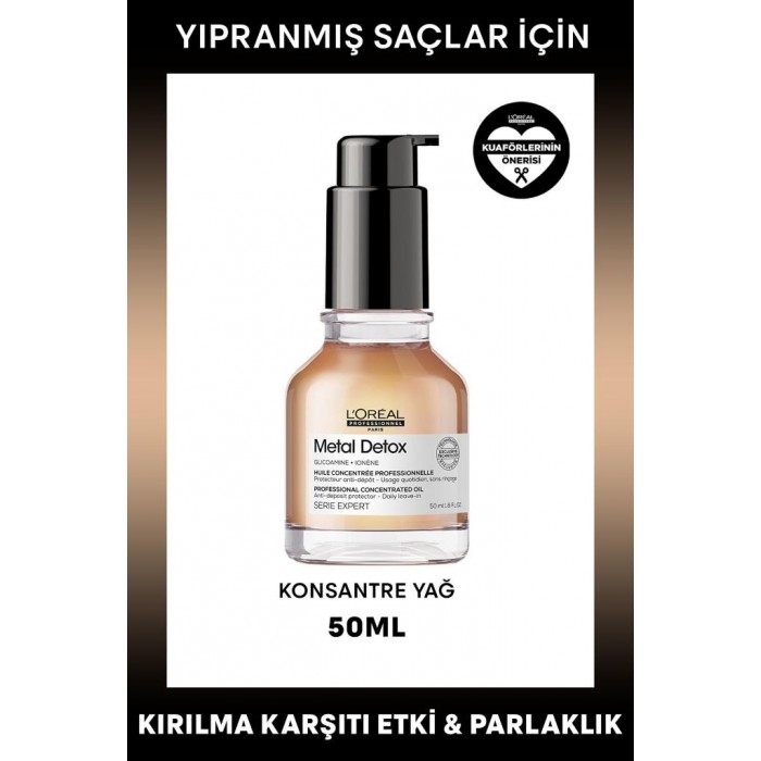 Serie Expert Metal Detox Oil Konsantre Yağ 50 ML