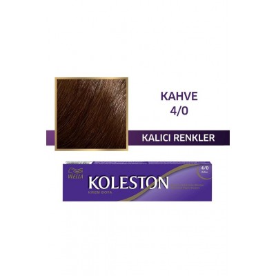 Wella Koleston Single Tüp Boya 4/0 Kahve