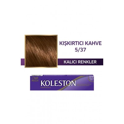 Wella Koleston Single Tüp Boya 5/37 Kışkırtıcı Kahve 50 ML