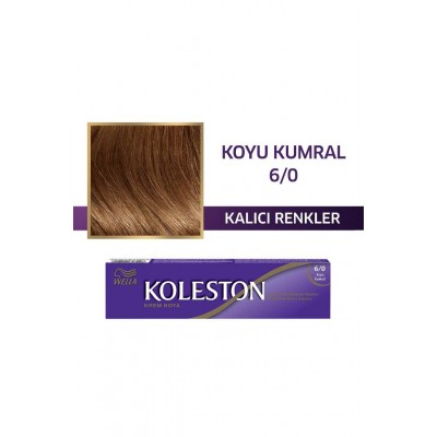 Wella Koleston Single Tüp Boya 6/0 Koyu Kumral